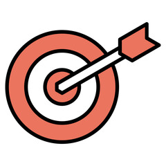 Objective lineal color icon