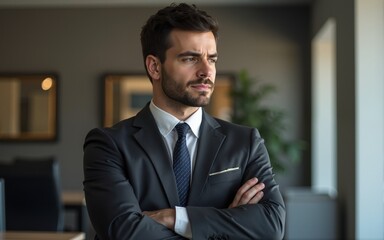 Young Disappointed Businessman. High quality