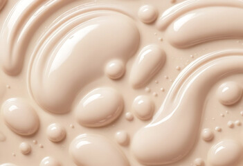 Soft pastel nude tone texture background for elegant cosmetic composition