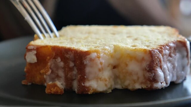Delicately crafted dessert slice from a bakery in Paris