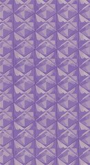 Geometric pattern of repeating diamond shapes in shades of purple.