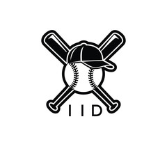 IID Modern Sports Company logo. IID Baseball Company design for entrepreneur and business. IID Team Branding best icon. 
