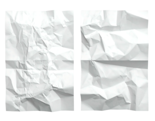 Two crumpled sheets of white paper (1)