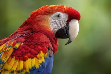 Fototapeta premium Close-up of a vibrant macaw (2)
