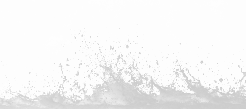 White water sputter splash, dynamic expressive motion transparent PNG cutout, isolated background, graphic element