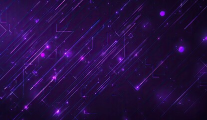 Abstract purple digital circuit pattern