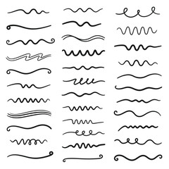 Artistic Action, Decorative Lines, Graphic Design, Visual Elements, Digital Environment, Abstract Viewpoint, Creative Concept