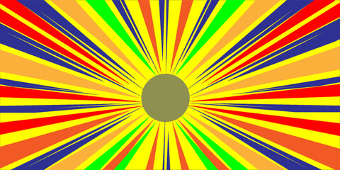 High speed concept, fast drive motion blurry focus of lightning for background.Abstract background of long explosure tale light on yellow ,Technology backgroud