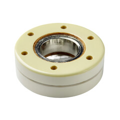 Industrial bearing component factory setting product photography minimalist environment close-up view mechanical concept