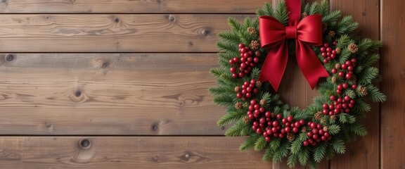 Welcome Home for the Holidays  A Traditional Christmas Wreath to Greet Guests with Festive Cheer