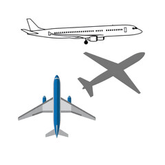 airplane vector