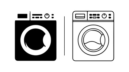 Two Different Types of Washing Machines.