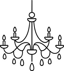 Chandelier Illustration