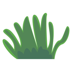 Vibrant green foliage with various leaf shapes, creating a natural backdrop for design use