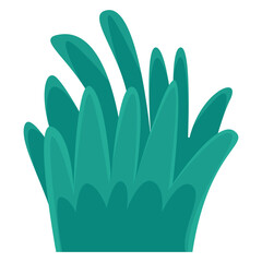 Vibrant green foliage with stylized leaves creating a lush background for nature themes