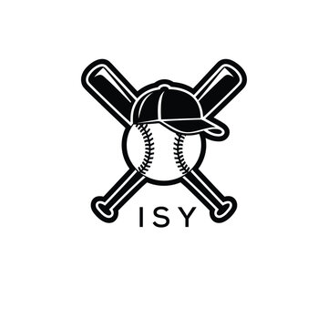 ISY Modern Sports Company logo. ISY Baseball Company design for entrepreneur and business. ISY Team Branding best icon. 
