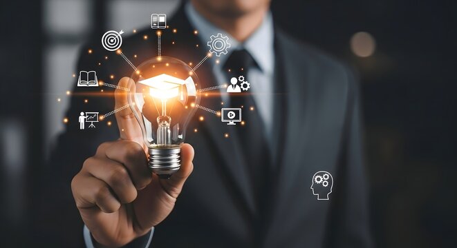 Business finance management strategy planning investment analysis growth success data analytics technology