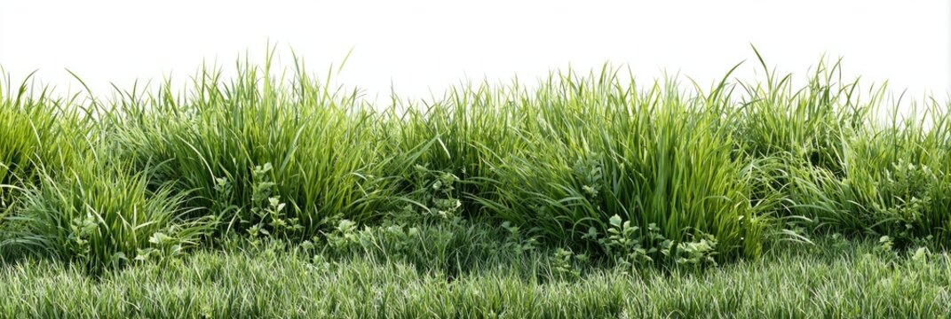 Lush green grass field