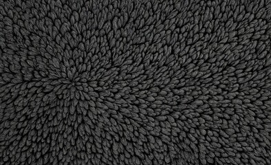 Dark gray textured rug