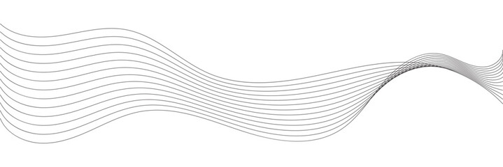 abstract black wave line background, design with flowing lines on white background, Wave with connecting dots and lines on a dark background.