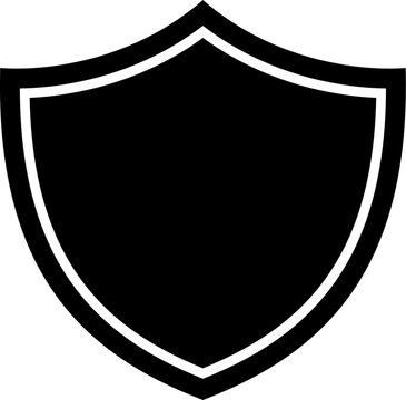 shield vector. symbol, protection, frame, badge, silhouette