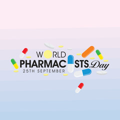 ready to use happy World Pharmacists day 25th September campaign
