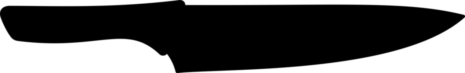 vector of a sharp kitchen knife