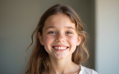 Happy Smiling Girl. High quality