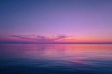 Obraz premium Tranquil sunset over calm water (2)