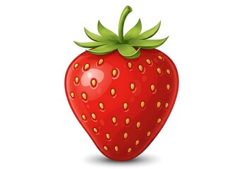 Fototapeta premium Strawberry isolated on white background