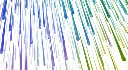 Colorful falling streaks abstract background