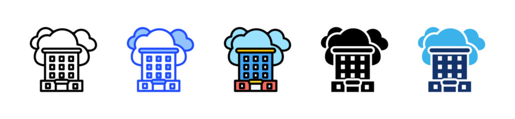 Enterprise Saas Icon Collection With Multiple Styles