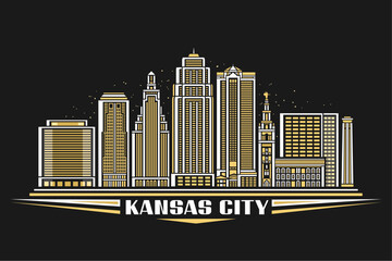 Vector illustration of Kansas City