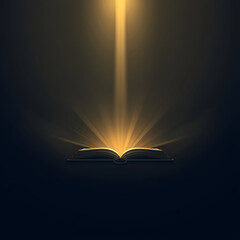 magical open book on a dark background reading, knowladge, education concept abstract image 