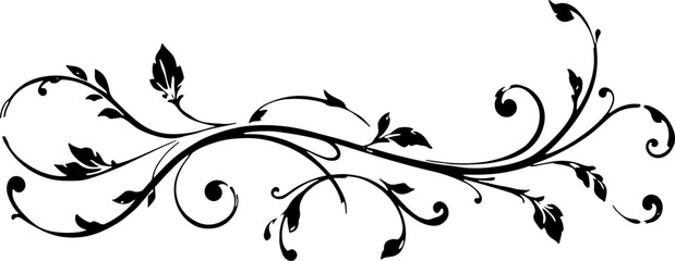 Vintage Floral Border