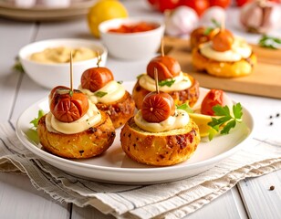Appetizer Bites with Sausage and Cheese