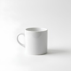 Fototapeta premium white cup on white background