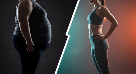 Weight loss transformation