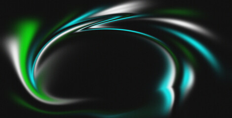 Modern abstract background with vibrant flowing green, white, and teal colors, perfect for creative projects needing a bold and dynamic energy boost