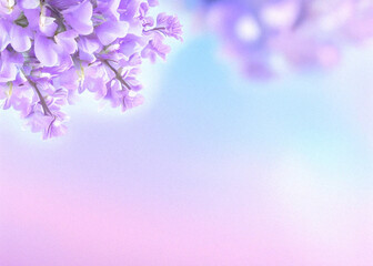 Nature inspired background, muted pastel tone with small Floral  from Cornor