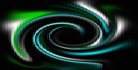 Vibrant emerald and teal spiral delivers a modern, captivating abstract visual effect perfect for dynamic backgrounds and creative design projects
