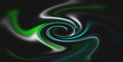 Dynamic abstract swirl background for modern designs featuring vibrant green and teal hues, perfect for tech, energy, or creative projects needing a bold backdrop