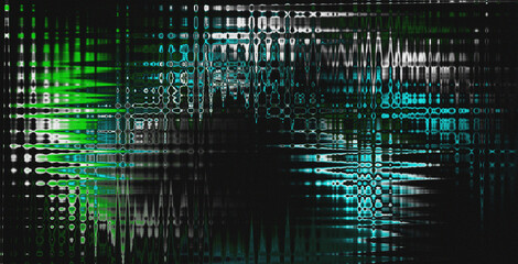 Stunning abstract background with vibrant green and turquoise waves creating a mesmerizing, modern design for creative projects and innovative campaigns