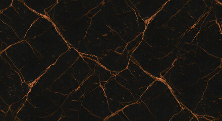 Dark Marble Texture with Golden Veins
