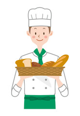 パン屋　パン職人　パティシエ