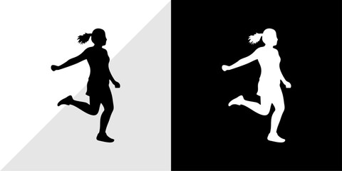 silhouettes of people