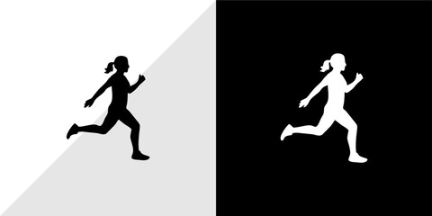 Obraz premium silhouette of a woman