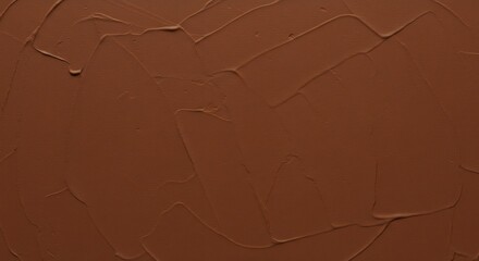 Warme bruine textuur rijke penseelstreken zacht licht. AI Generated