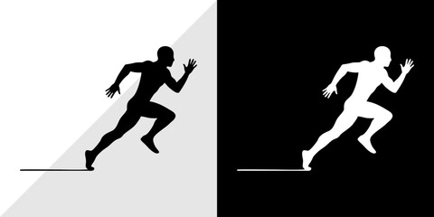 runners vector illustration