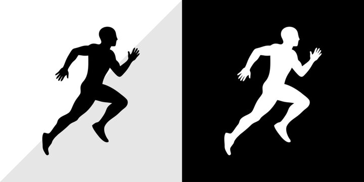 runners vector illustration
